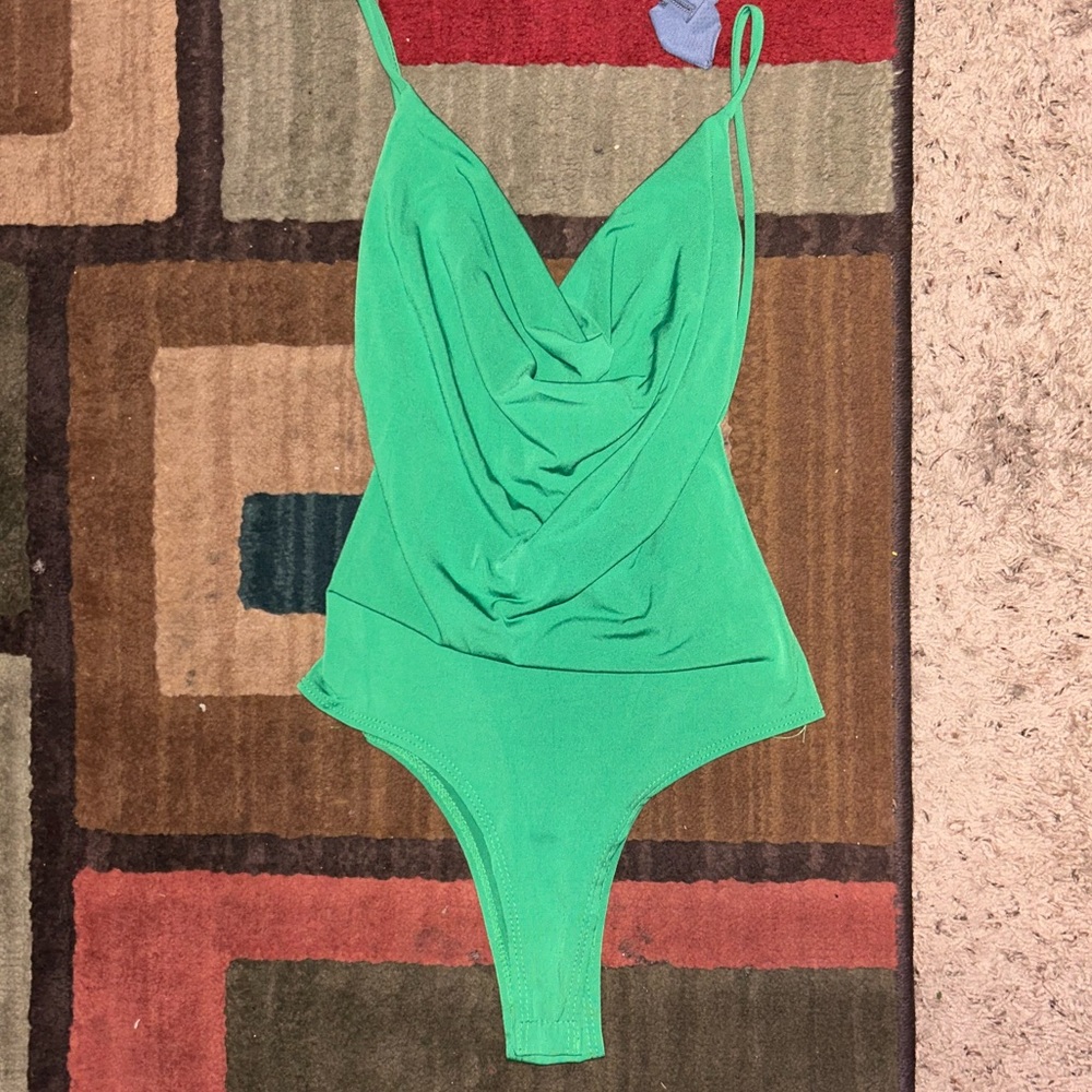 Backless one piece top